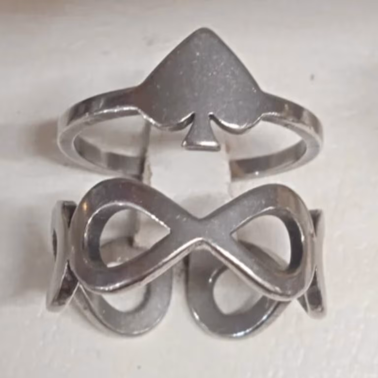 انگشتر استیل بی نهایت 