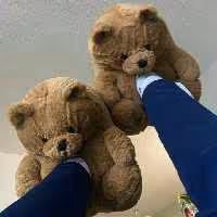 پاپوش اسلیپر  روفرشی پاگنده خرسی  کار دست