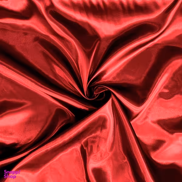 پارچه ساتن کد 3235 رنگ قرمز عرض 150 سانتی متر