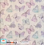 کتاب دفتر یادداشت نقطه ای مخملی قدیما طرح پروانه بولت ژورنال13 | ایده بوک