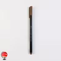 روان نویس نوک نمدی کینگ قهوه ای