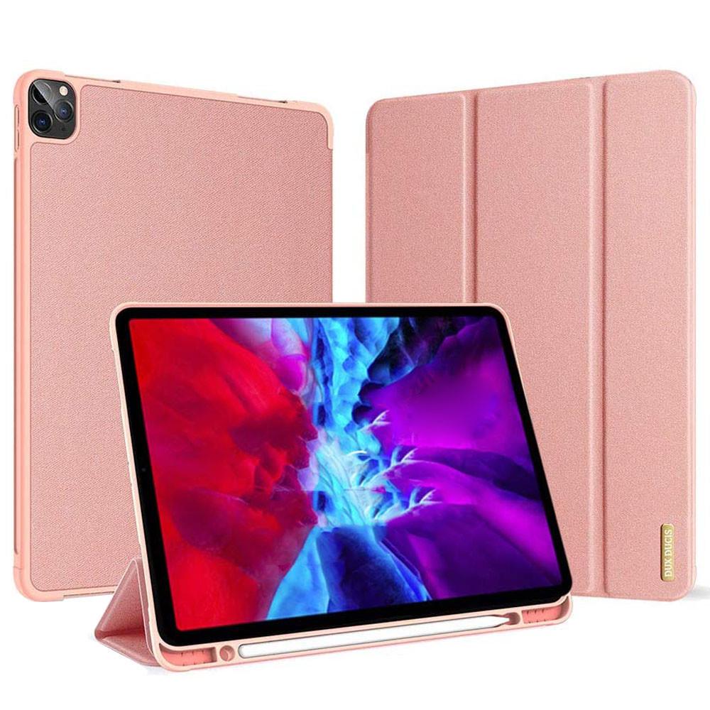 کیف چرمی آیپد پرو (رز گلد) iPad Pro 12.9 2020 Smart Case