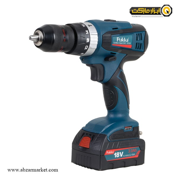 دریل شارژی چکشی پوکا لیتیوم 18 ولت مدل CID181