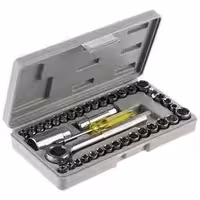 آچار بکس و دسته آچار آیوا / AIWA مجموعه 40 عددی