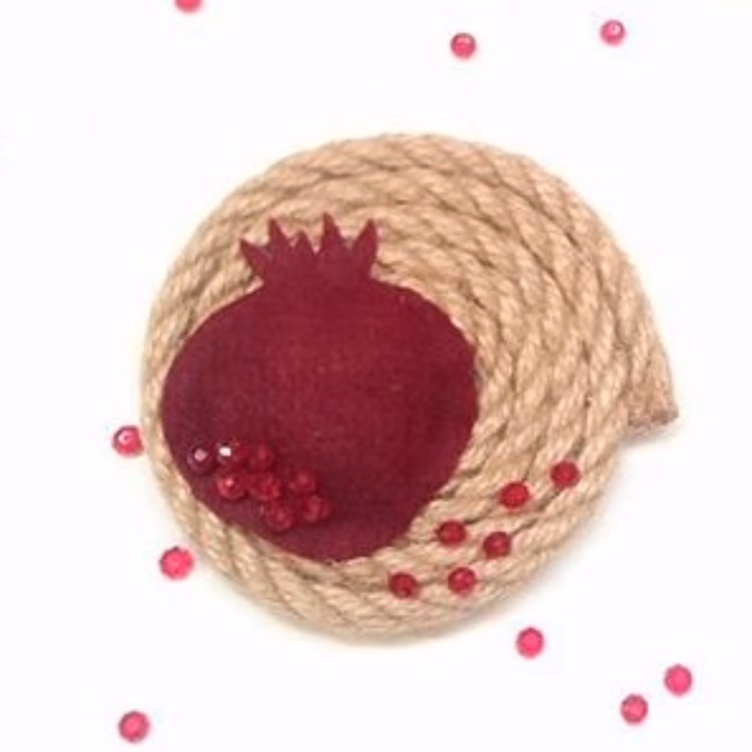 مگنت فانتزی انار شب یلدا طرح برجسته