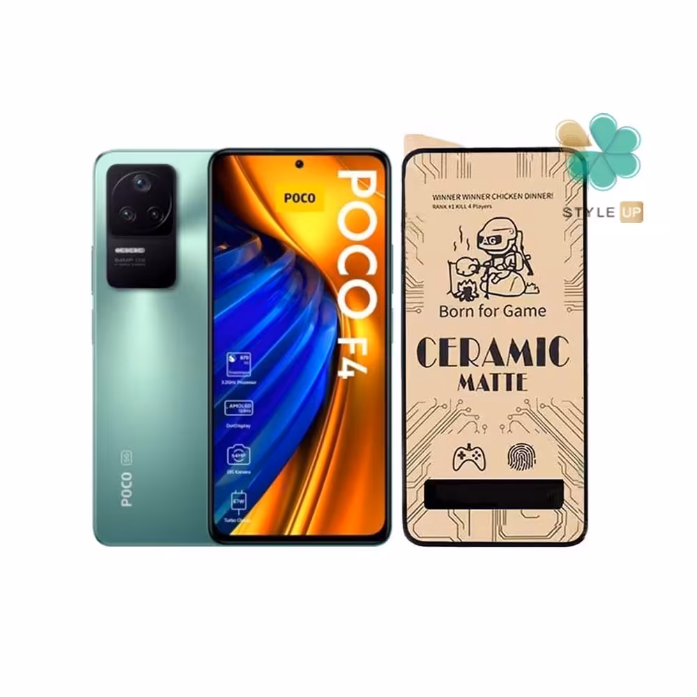 گلس گوشی سرامیکی مات مناسب Xiaomi Poco F4