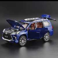 ماکت لکسوس LX570 آبی  (دودزا)  