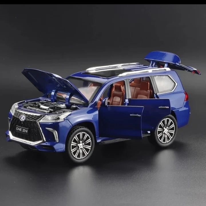 ماکت لکسوس LX570 آبی  (دودزا)  