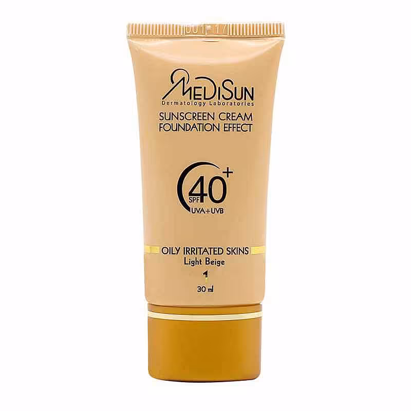 قیمت خرید اینترنتی ضدآفتاب رنگی پوست حساس و چرب SPF40 مدیسان 30 میل | فارموکسین