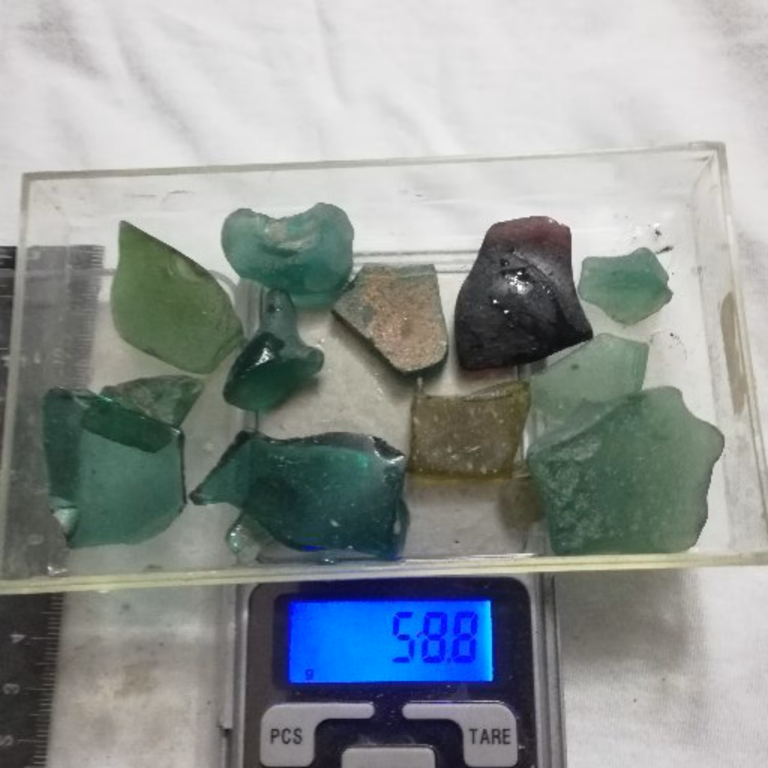 مجموعه سنگ آبسدین 59 گرمی