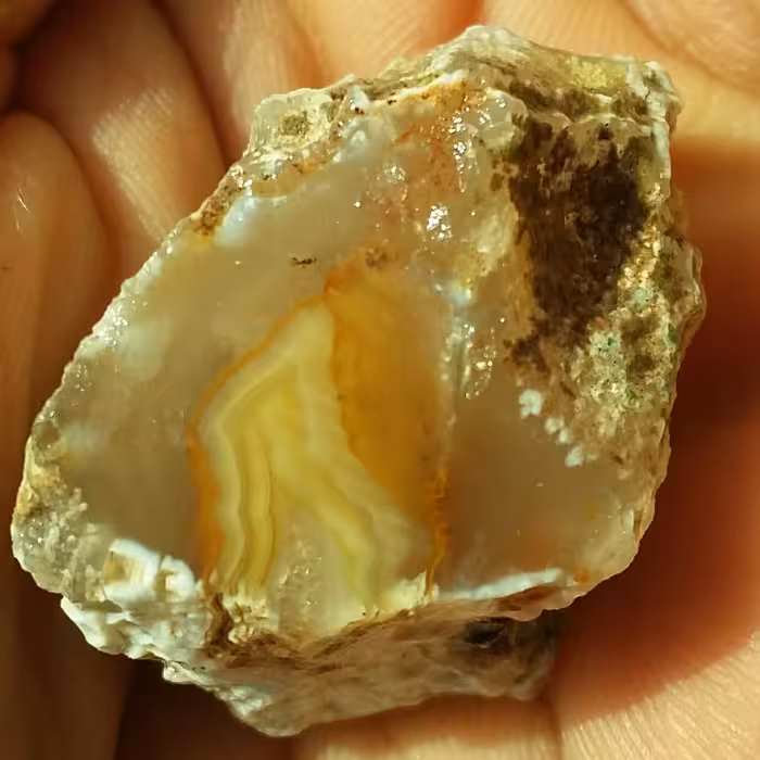 سنگ راف عقیق سلیمانی رنگی خاصصص 100درصد طبیعی