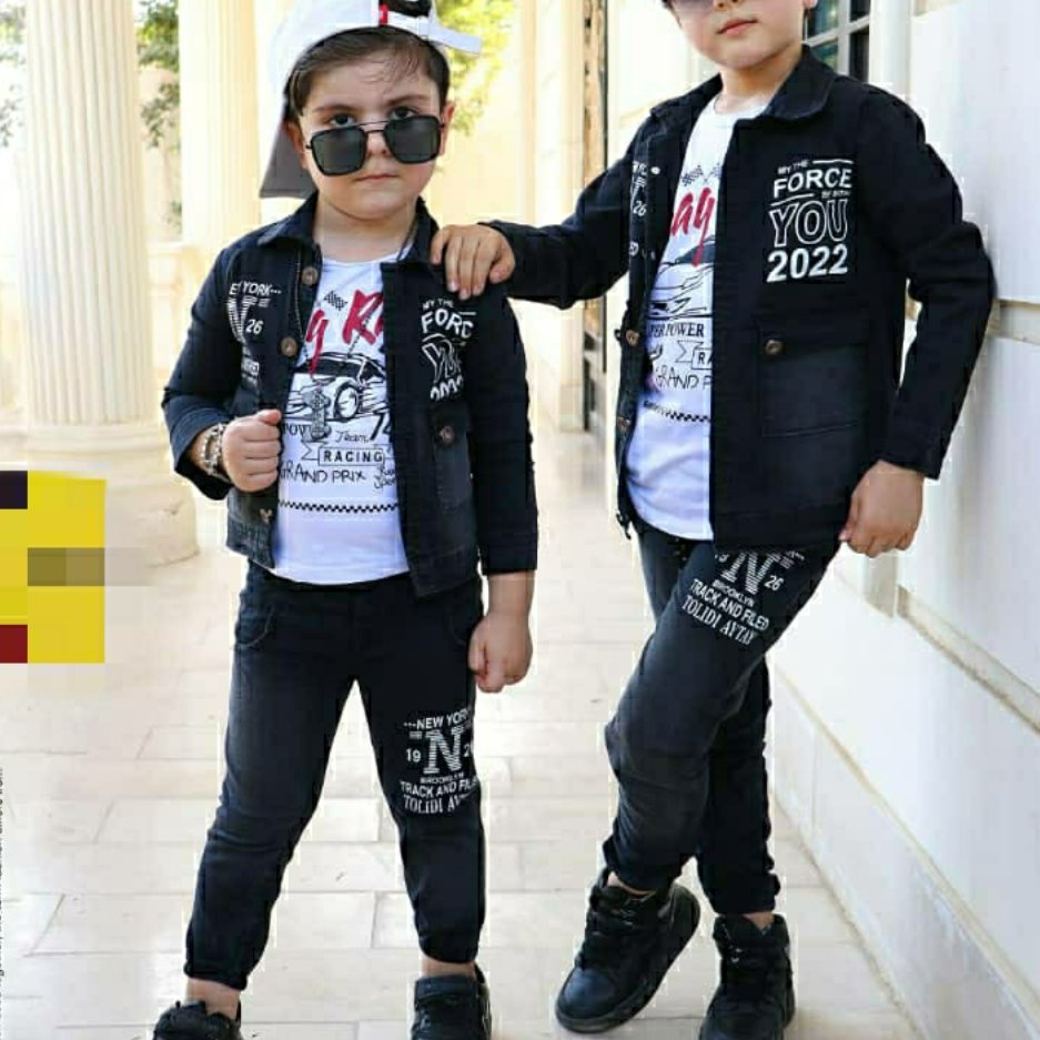 سه تیکه جین ذغالی مجلسی اسپرت