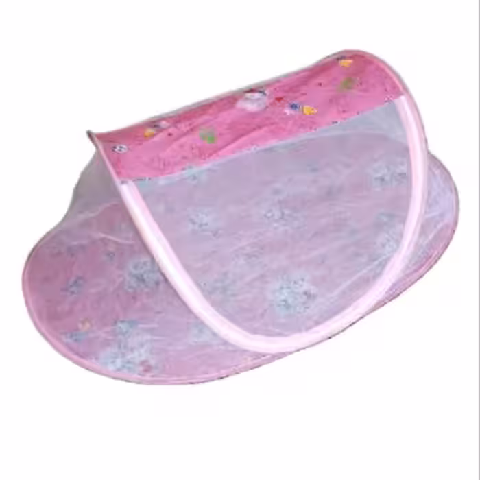 پشه بند کمپی 2 فنره مدل بهار ( صورتی سیر )