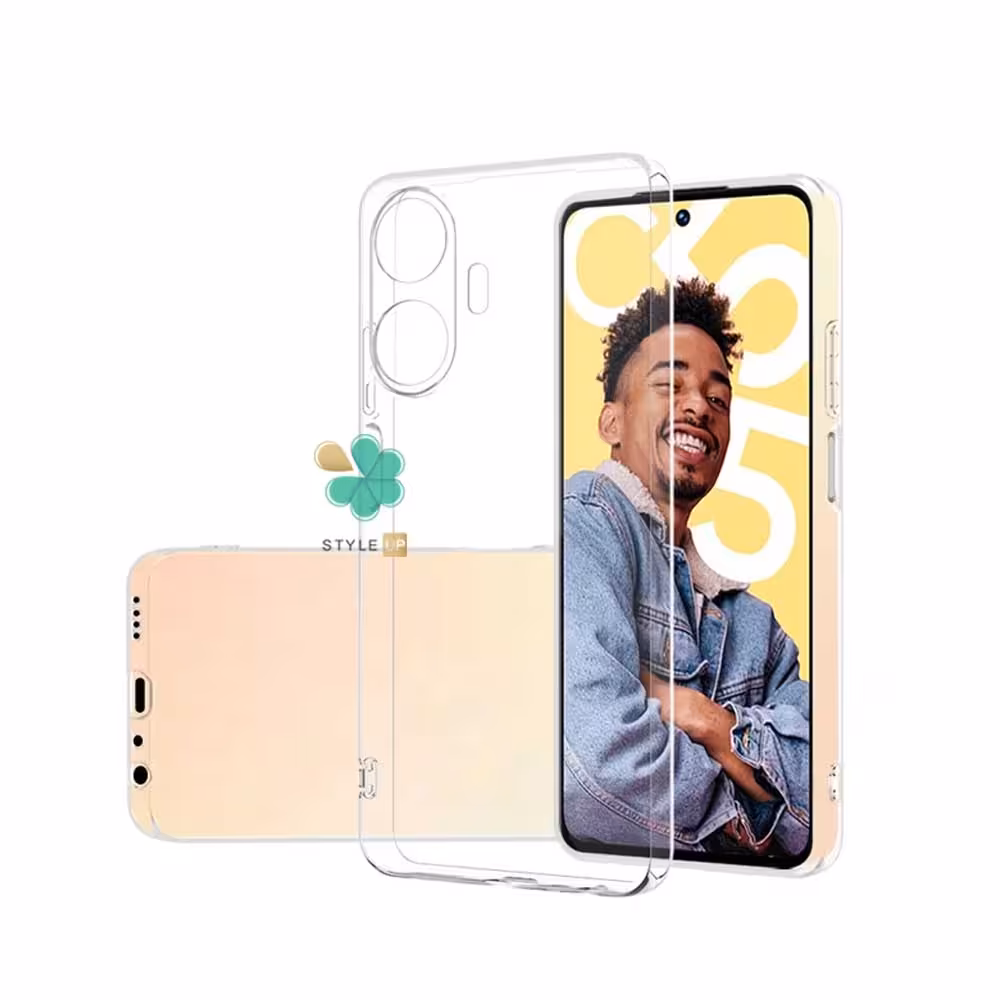 قاب گوشی ژله ای محافظ لنز دار مناسب Realme C55