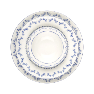 سرویس چینی 29 پارچه غذاخوری فرانسیس سرمهای