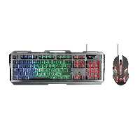 کیبورد و ماوس گیمینگ تراست مدل GXT 845 Tural ا Trust GXT 845 TURAL Gaming keyboard and mouse  گارانتی اصلی اُوان اروند