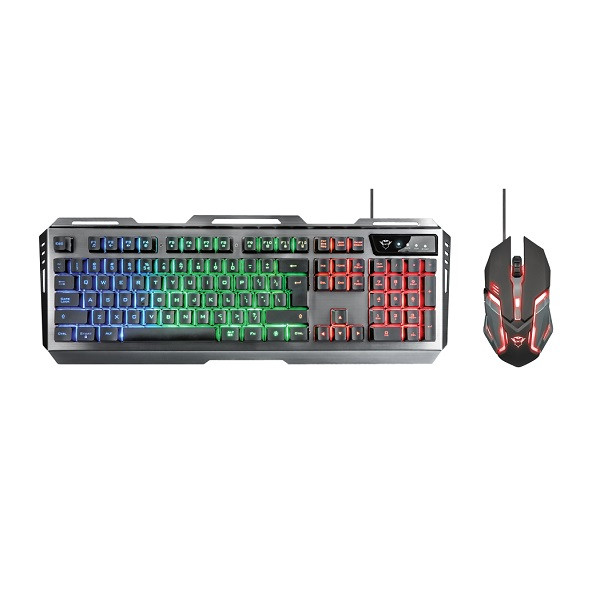 کیبورد و ماوس گیمینگ تراست مدل GXT 845 Tural ا Trust GXT 845 TURAL Gaming keyboard and mouse  گارانتی اصلی اُوان اروند