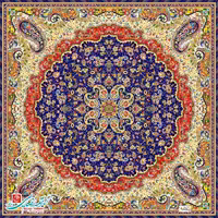 رومیزی ابریشم طرح میترا ترمه رضایی