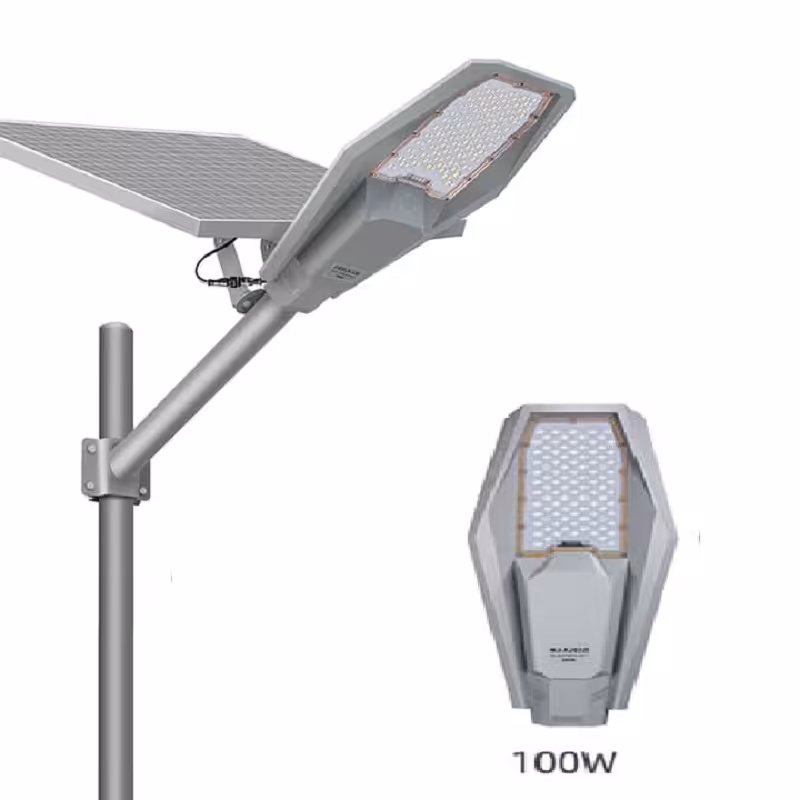 پروژکتور خورشیدی خیابانی 100 وات مدل HKV-ER-SLD13-100w