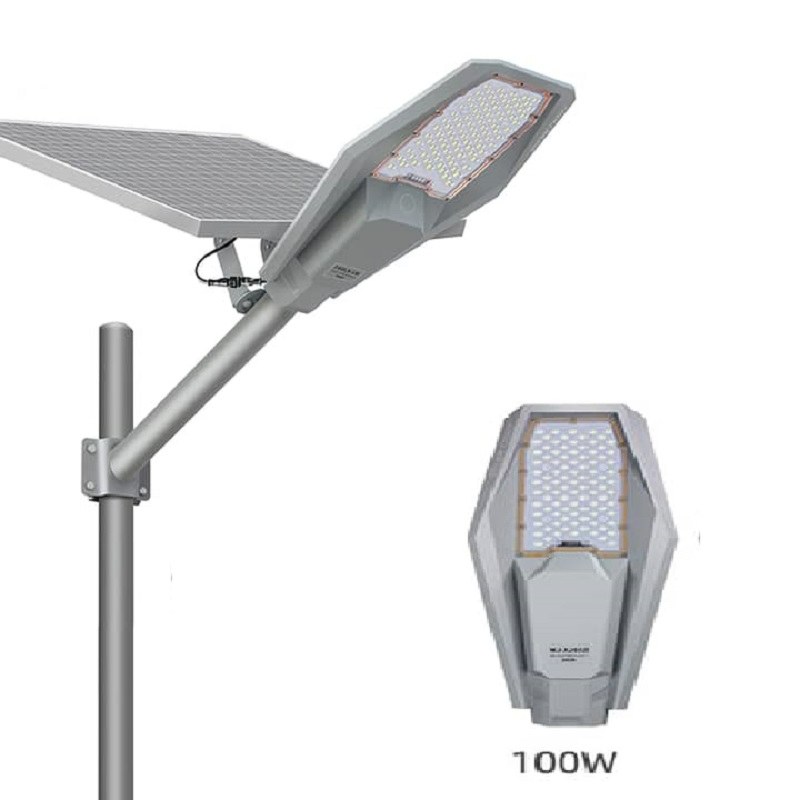 پروژکتور خورشیدی خیابانی 100 وات مدل HKV-ER-SLD13-100w