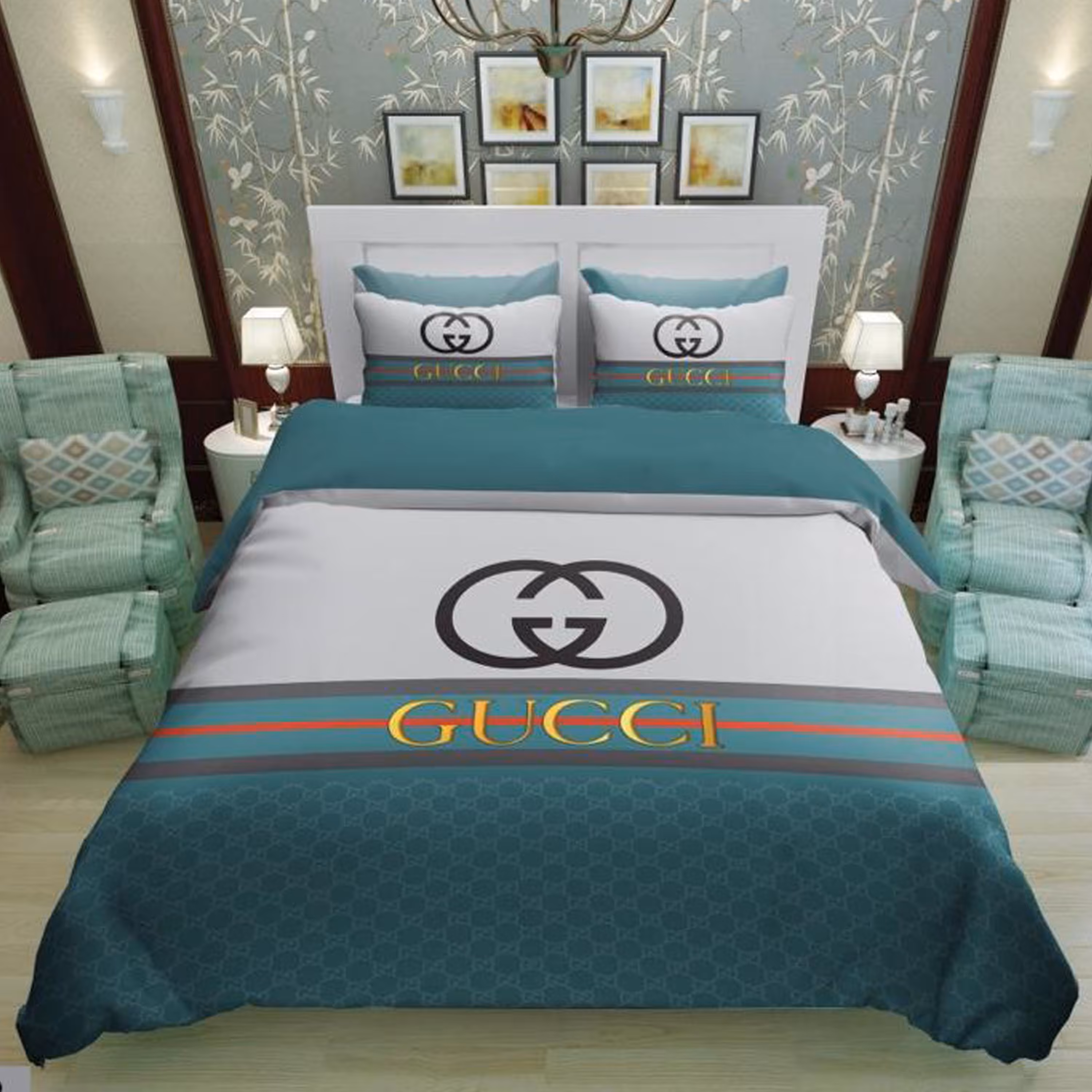 سرویس روتختی 1 نفره تنسل چاپی برندترک لند (Turk Land)  کد rs 92