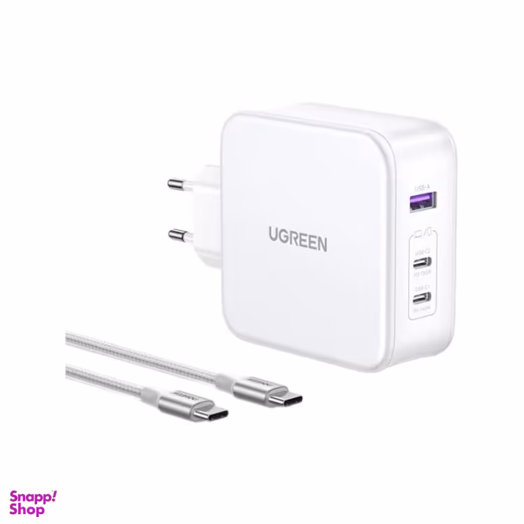 شارژر دیواری 140 وات موبایل یوگرین مدل CD289 کد 15339 به همراه کابل Type-C