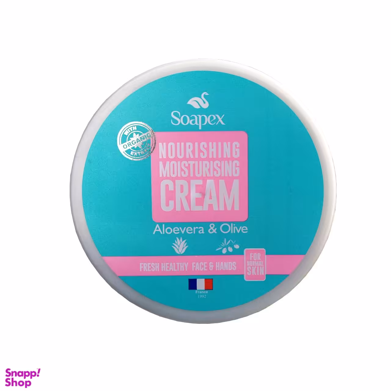 کرم مرطوب کننده سوپکس (Soapex) مدل Aloevera & Olive حجم 200 میلی‌لیتر