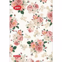 دفتر 100 برگ گاجکو طرح گل گلاب با رایحه شکلات