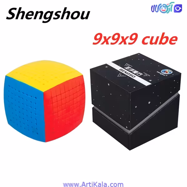 روبیک 9*9 شنگ شو استیکرلس