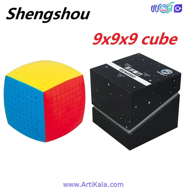 روبیک 9*9 شنگ شو استیکرلس
