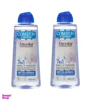 محلول آرایش پاک کن کامان (Come on) مدل DRY SKIN حجم 400 میلی لیتر بسته 2 عددی