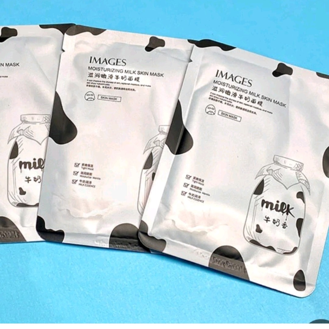 .
ماسک ورقه ای شیرگاو ایمیج روشن کننده، شفاف کننده، آبرسان، خنک کننده پوست صورت،ضد جوش 