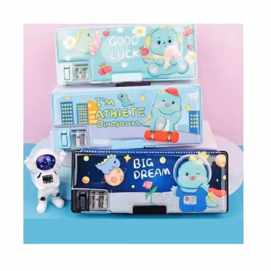 جامدادی تراش دار برجسته طرح دایناسور 3-551