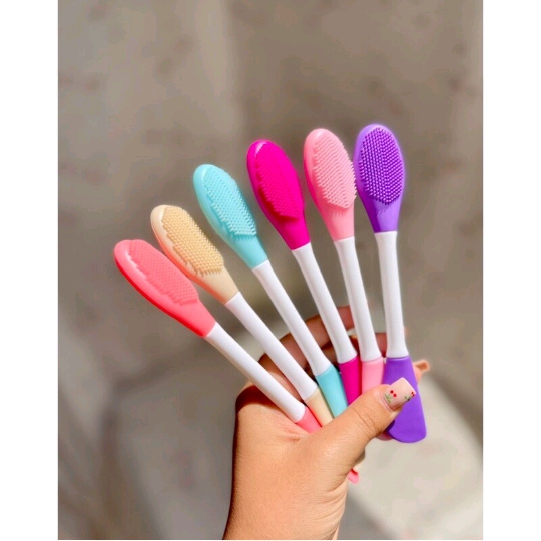 براش ماسک چند کاره و فیس براش دو طرفه(آرایشی شین بیوتی)