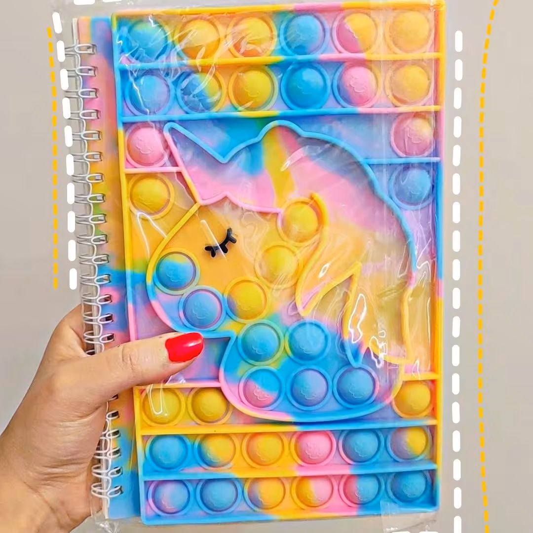 دفتر پاپیتی طرح  یونیکورن (60 برگ)