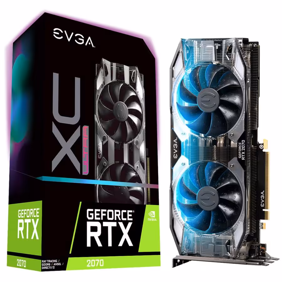 کارت گرافیک ای وی جی ای مدل GeForce RTX 2070 XC ULTRA GAMING با حافظه 8 گیگابایت