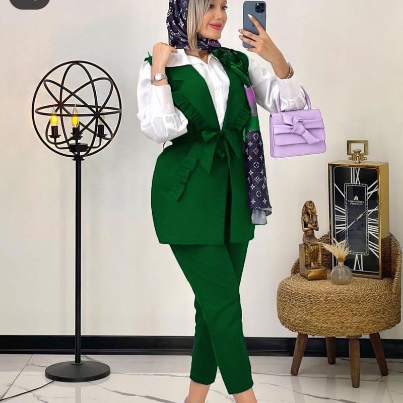 وست و شلوار جیب چین