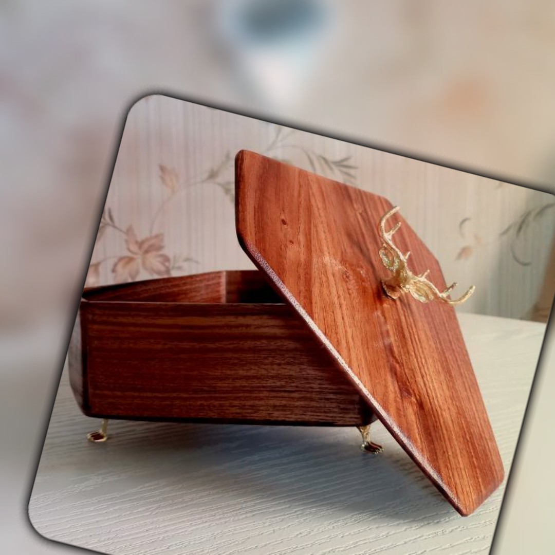 ظرف -شکلات خوری -چوبی