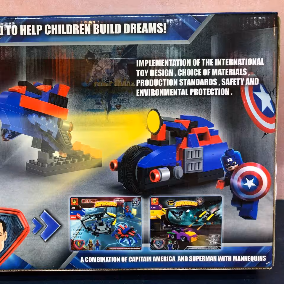اسباب بازی لگو سوپر قهرمان 204 قطعه مناسب برای بالای 6 سال 