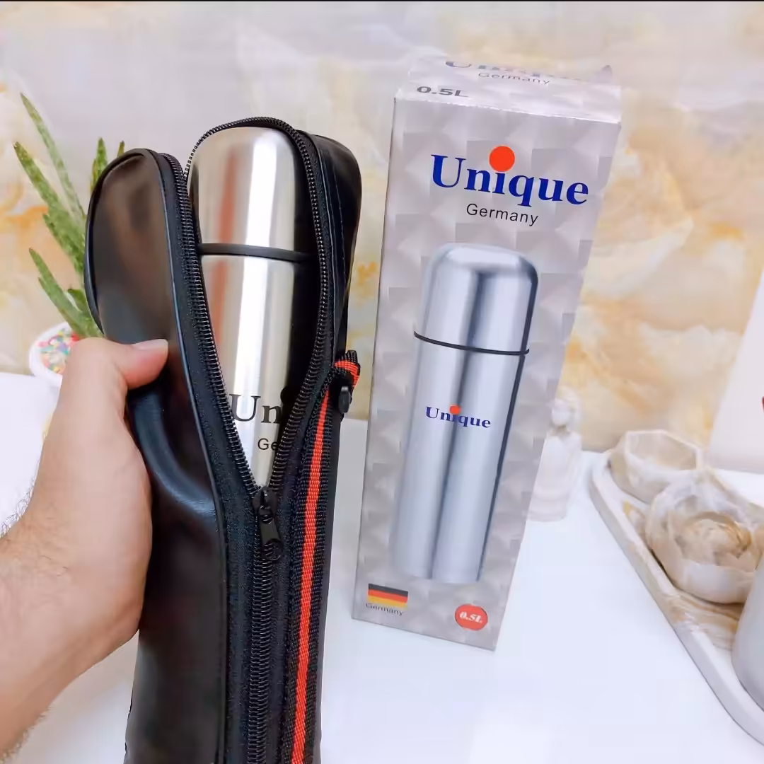 فلاسک نیم لیتری تمام استیل یونیک 