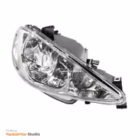 چراغ پژو 206 تیپ 2 جلو راست سراج نور توس