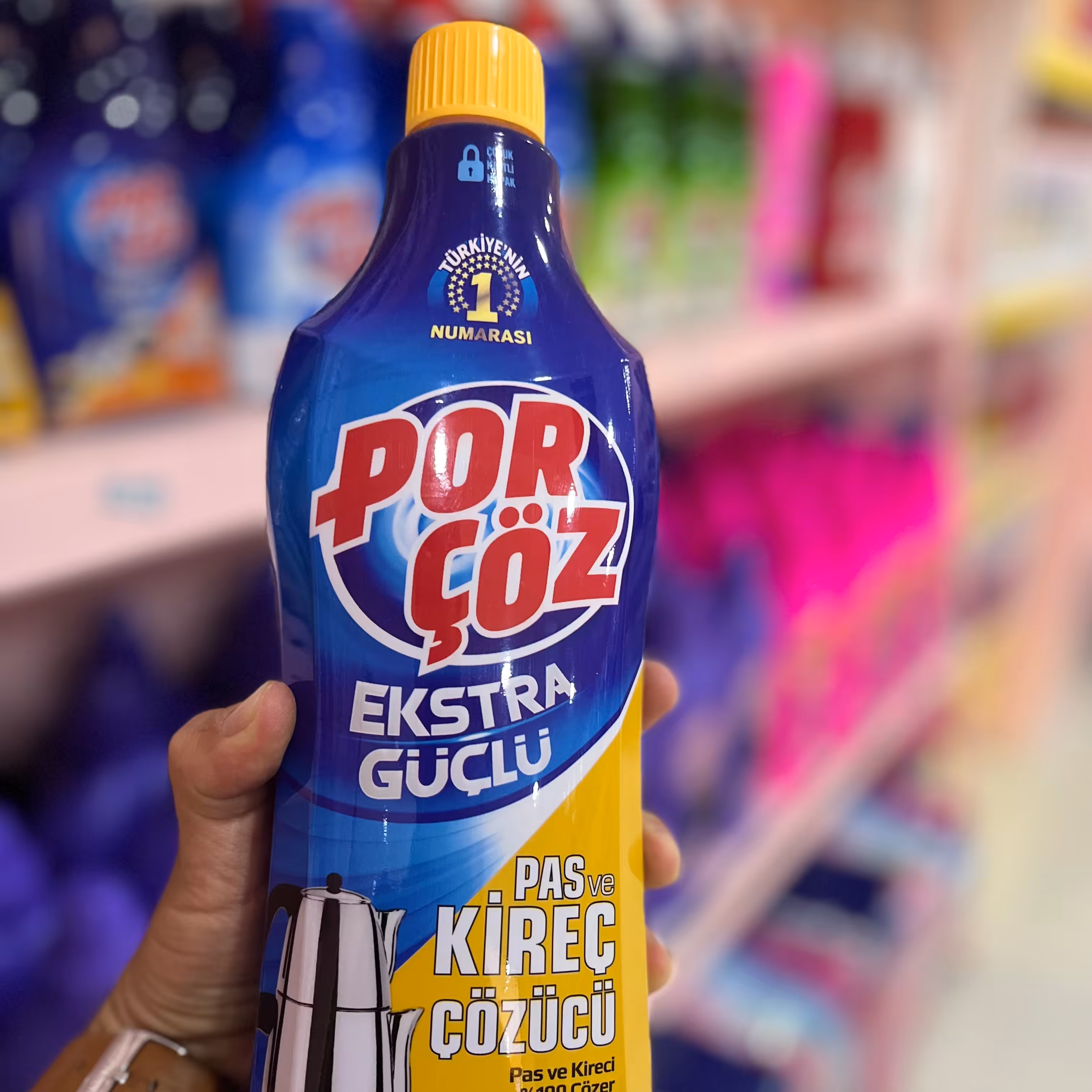 مایع جرم گیر پورچوز مدل Ekstra Guclu حجم 1000 میل