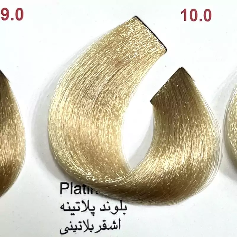 رنگ بلوند پلاتینه100 ،رنگ مو کم آمونیاک پیلون و یک عدد اکسیدان | amazonchi