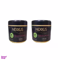 پک مراقبت از مو کراتین شده بدون سدیم سولفات نکسوس (NEXUS) مدل keratine حجم 500 میلی لیتر مجموعه 2 عددی