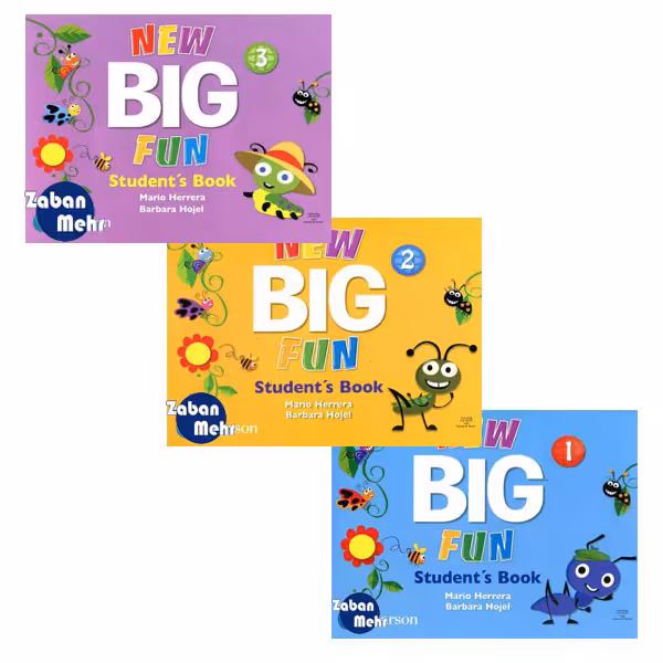کتاب New Big Fun اثر جمعی از نویسندگان انتشارات زبان مهر 3جلدی