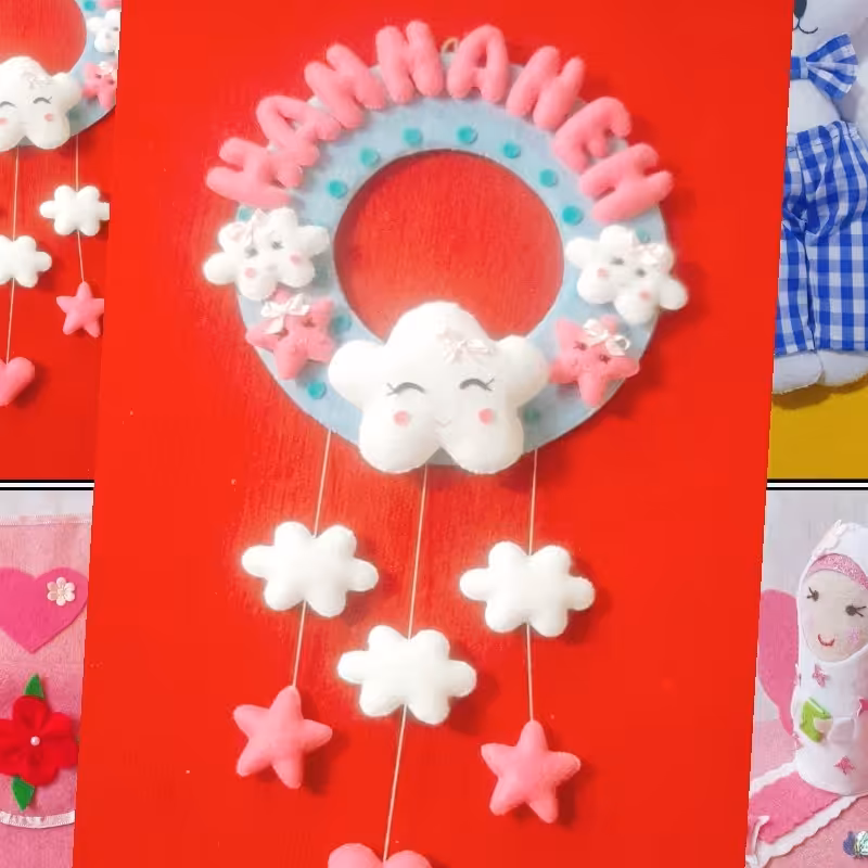 اویز اسم نمدی