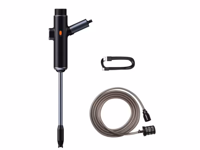 کیت 3تایی شست و شوی خودرو بیسوس Baseus Dual Power Portable Electric Car Wash Spray Nozzle CRDDSQ-01