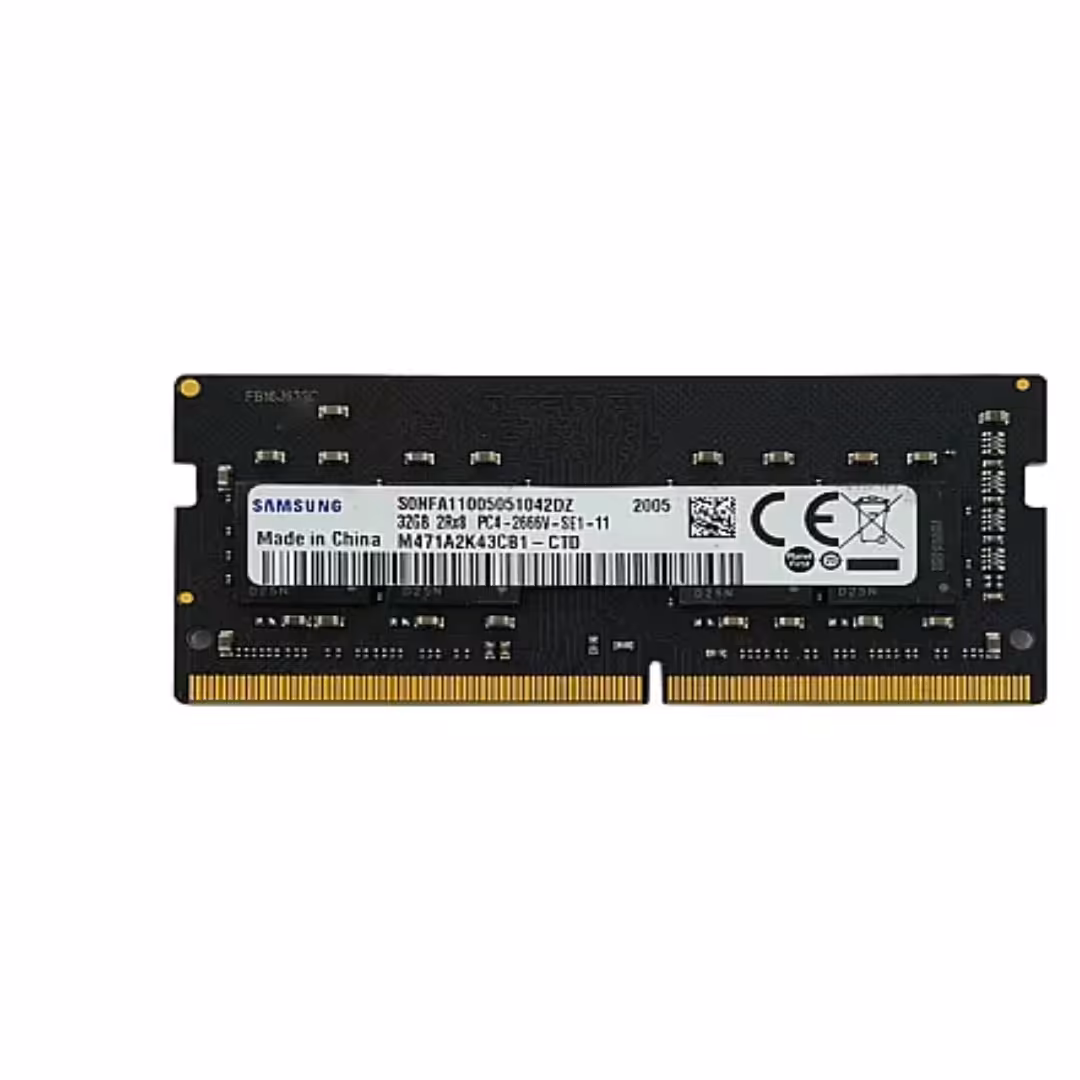 رم لپ تاپ 32 گیگ سامسونگ DDR4  2666 MHZ 1.2V یک سال گارانتی