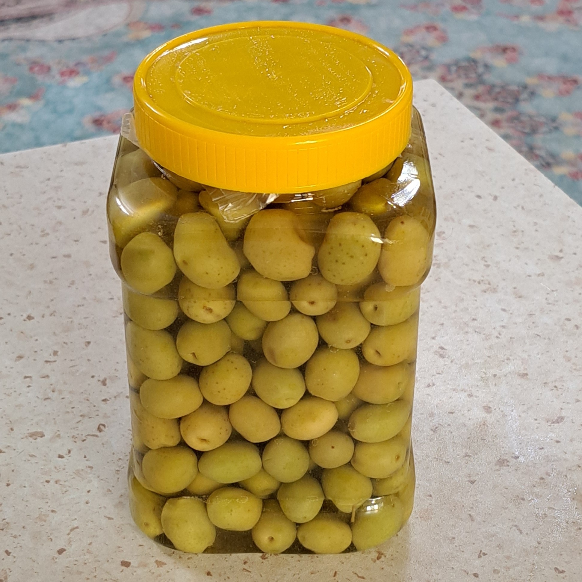 زیتون درشت و گوشتی ویژه و یکدست امساله، اصیل  طارم 1 کیلوگرم آبکش خالص مامین