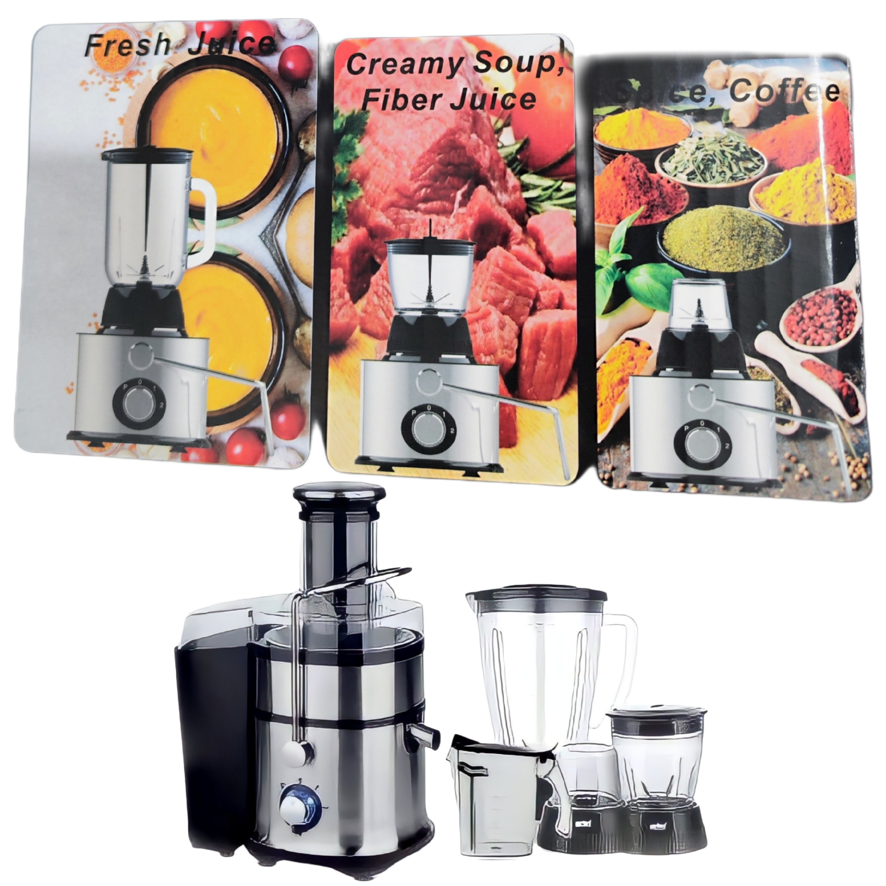 ابمیوه گیر پاناسونیک چهار کاره فلزی مدل(PA9008) (با گارانتی - ارسال رایگان ) 